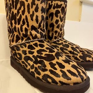 UGG Women’s Classic Short Cheetah Print Boots